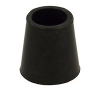 Amig - Embout extérieur Rond | Mod. 656 | Ø10 mm | Protecteur pour Pieds de Tables, chaises, béquilles et bâtons | Idéal pour protéger Le Sol Contre Les Rayures | Caoutchouc Noir