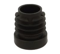 Amig - Embout intérieur Rond | Mod. 660 | Ø22 mm | Protecteur pour Pieds de Table, chaises, béquilles et bâtons | Idéal pour protéger Le Sol Contre Les Rayures | Polyéthylène Noir