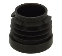 Amig - Embout intérieur Rond | Mod. 660 | Ø30 mm | Protecteur pour Pieds de Table, chaises, béquilles et bâtons | Idéal pour protéger Le Sol Contre Les Rayures | Polyéthylène Noir