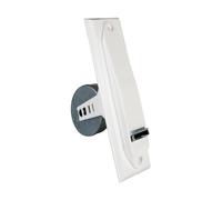 Amig - Enrouleur de volet roulant encastré - Façade en PVC et corps en métal - Dimensions : 6 x 16,5 x 10 cm - Blanc - Design compact et fonctionnel