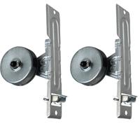 Amig - Enrouleur métallique encastré pour volet - Compatible avec des Sangles Jusqu’à 22 mm - Installation encastrée avec 1 Patte - Acier résistant avec Finition métallique - 4,6×18,8×11 cm (Lot de 2)