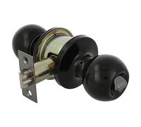 Amig - Ensemble de Boutons de Porte | Fonction d'Entrée avec t Serrure | Design Noir Élégant | Convient aux Portes 35-45mm | Poignée Extérieure | Métal Noir, Standard, Métal