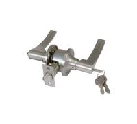 Amig - Ensemble de poignées d'entrée - Poignées robustes pour porte principale - Sécurité et design élégant - Entraxe 85 mm - Acier inoxydable - Finition mate