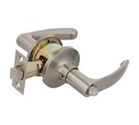 Amig - Ensemble de poignées | Poignées avec loquet carré | Pour portes de passage | Zamak | Loquet d'entrée de 60/70 mm inclus | Pour portes en bois d'une largeur de 35 à 45 mm | Argenté Mat