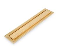 AMIG - Entrée de boîte aux lettres 2 - 342 x 73 mm - Laiton - Poli