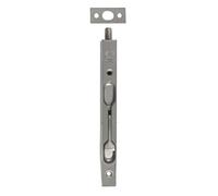 Amig - Épingle À Mortaise | 162x17 mm | Portes D'Entrée En Bois Idéales | Fermeture Automatique Verticale | Boulon De Sécurité | Acier Inoxydable 18/8 Mat