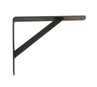 Amig - Équerre d'étagère Murale - Console pour étagère - Support étagère en Acier - Coleur: Noir - Dimensions: 300 x 225 - Poids Max.: 260 kg
