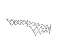 Amig - Étendoir Extensible Mural Niza | Fabriqué en Aluminium de Haute résistance | Finition Inoxydable | Dimensions : 80x14x3cm | Étendoir à Linge Pliable | Étendoir extérieur