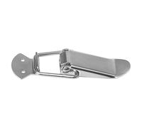 Amig - Fermeture pour Coffre | Lot de 2 Unités | 60 x 16 mm | Système de Fermeture à Loquet | Fermeture Métallique avec Ressorts pour Coffres, Malles ou Boîtes | Acier Niquelé