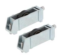 Amig - Galet pour fenêtre coulissante - Lot de 2 unités - Dimensions 78 x 28 mm - Boîtier métallique réglable - Roulement à billes - Conçu pour fenêtres coulissantes - Zamak zingué - Mod. COR29