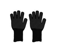 Amig - Gants Thermiques pour Barbecue - 34 x 18 cm - Noir - Fibre d'Aramide - Résistants à la Chaleur - Protection Thermique sur Gril et Four - Bon Manipulation Confortable en Cuisine - Mod. AM15
