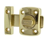 Amig - Goupille De Jante | 30x42 mm | Idéal Pour Les Portes Intérieures En Bois | Fermeture Cylindrique Rotative | Loquet Pour Salle De Bain, Chambre Ou Bureau | Boulon De Sécurité | Zamak Doré
