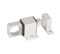 Amig Goupille de suralimentation pour fenêtres Mod.960, Loquet de boulon adapté pour fermeture horizontale ou verticale, en aluminium avec finition argentée, 22 x 40 mm, y compris Tire-fond,