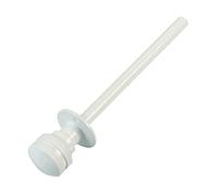 Amig - Goupille de verrouillage pour fenêtres courroies en bois ou aluminium Mod.40 | Convient pour sécuriser les magasins | Fermeture de sécurité zamak finition blanche | Dimensions : Ø 30 x 152 mm