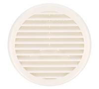 AMIG - Grille d'aération à encastrer 10 - Ø136 x 30 mm - ABS - Blanc