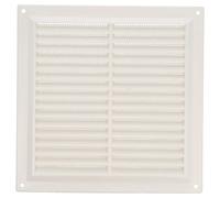 AMIG - Grille d'aération avec moustiquaire 6 - 200 x 200 mm - ABS - Blanc