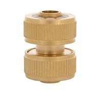 Amig - Hose Repair Hosepipe Fixer | 3/4" | Idéal Pour Réparer Facilement Les Fuites D'Eau | Connexion Rapide Et Facile | Fabriqué En Laiton | Plaqué Or Mat