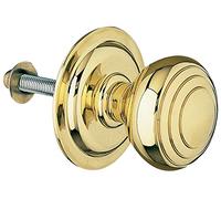Amig - Jeu de boutons pivotants ronds pour portes intérieures Mod. 11GR | ø62 x 77 mm | Garniture de plaque rectangulaire | Poignée ergonomique | Acier inoxydable 18/8 mat