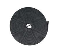 Amig - Joint adhésif en caoutchouc pour portes d'entrée et de passage et fenêtres battantes et coulissantes - Rouleau de 10 m · 20 x 5 mm · Couleur noire | Ruban isolant pour éviter les courants et