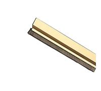 Amig - Jonction Rapido Tuyau 3/4" | Joint en Aluminium de Qualité Supérieure | Boudin Isolant Adhésif | Pied Noir 200 | Support Étagère Verre, Zingage, 1000 mm, Aluminium