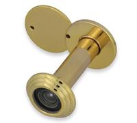 Amig - Judas de porte | Lentille super grand angle | Certifié UL pour portes coupe-feu | Résistant aux rayures | Sécurité discrète | Acier, Laiton Verni, 55-80 mm