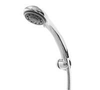 Amig - Kit Douche Complet Laida F5 | Pommeau 5 Jets | Support Réglable | Flexible 1,7m | Convient Douches et Baignoires | Multicolore, ABS et Acier Inoxydable