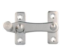 Amig - Levier de Volet Gauche | 75 X 46 mm | Crochet pour Portes, Fenêtres et Volets | Serrure Intérieure et Extérieure | Acier Inoxydable 18/8 Plaqué Argent Brillant
