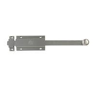 Amig - Loquet 3700 | Verrou à Plaque pour Portes | Design Moderne, Installation Facile | Laiton Durable, Vis Incluses | Utilisation Polyvalente, Chromé Mat, 500 mm
