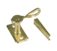 AMIG - Loquet à levier 12 - 50 x 25 x 38/20 mm - Acier - Laitonné verni