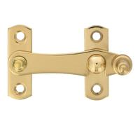 AMIG - Loquet à levier 3 - 75 x 46 mm - Laiton - Vernis poli - Droite