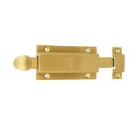 Amig - Loquet de Porte | Verrou à Plaque Mat | Installation Facile | Pour Portes et Clôtures | Dimensions 300 mm x 48 mm | Laiton Résistant à la Corrosion, Mat, 300 mm, Laiton