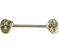 Amig - Loquet de Volet en Laiton Poli 6-100 | Verrou Sécurité pour Intérieur et Extérieur | Installation Facile avec Vis Incluses, Or, 5 x 100 mm, Laiton