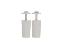 Amig - Lot de 2 butées de volet Roulant | Polypropylène résistant aux intempéries | Installation Facile | Compatibles avec PVC et Aluminium | Empêchent Le Store de rentrer | Blanc | 60 mm