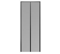 Amig - Moustiquaire magnétique pour portes | 100 x 230 cm | Installation sans outils avec magnets et adhésif | Noir | Polyester | Protection contre les moustiques | Durable et découpable