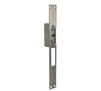 Amig - Ouvre-porte électrique à appliquer - Gâche électrique pour contrôle d’accès - Déverrouillage fiable et usage intensif - 8-12 V AC - Acier - Finition argentée