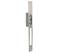 Amig - Ouvre-porte électrique à encastrer - Gâche électrique pour contrôle d’accès et portes d’entrée - Ouverture à distance fiable et sécurisée - 8-12 V AC - Acier - Finition argentée