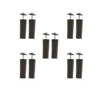 Amig - Pack de 10 Butées pour Volets Roulants | Amortisseur avec Vis M5 Antirouille et Rondelle Extérieure | Résistant aux Intempéries | Longueur : 60 mm | Bronze