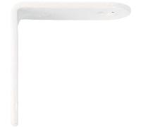 Amig - Pack de 100 cornières de renfort métalliques | 40x19x2mm | Bord carré | Conçu en forme de L | Pour fixer des meubles en bois ou placer des étagères et des étagères | Acier blanc