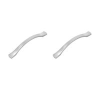 Amig - Pack de 2 Poignées pour meubles - 96 Mm - Couleur Nickel Brossé - Fabriqué en Zamak - Poignées pour tiroirs et armoires de cuisine et de salle de bain au style moderne décoratif - Mod. 833