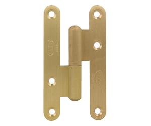 AMIG - Paumelle 405 - 110 x 54 x 2 mm - Acier - Laitonné verni - Gauche