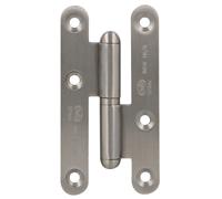 AMIG - Paumelle 405 - 95 x 52 x 2 mm - Acier inoxydable AISI 304 - Mat - Droite