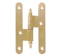 AMIG - Paumelle laiton laminé 407 - 100 x 58 x 2,3 mm - Laiton - Mat - Droite