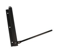 AMIG - Paumelle ressort 200 - 190 x 180 mm - Aluminium - Noir