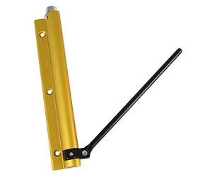 Amig - Penture Ressort en Aluminium | Charnière Réglable pour Portes Légères | Ressort en Acier Inoxydable | Installation Simple pour Placards, Ou, Aluminium