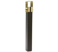Amig pied de lit acier - Noir