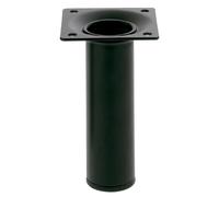 AMIG - Pied de table 4 - Ø30 x 200 mm - Acier - Noir