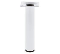 AMIG - Pied de table 4 - Ø30 x 250 mm - Acier - Blanc