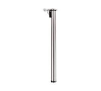 Amig - Pied de Table - Acier Pliable - Hauteur réglable de 10 mm - Pieds pour Bureaux, Cuisines et mobilier de Bureau - Dimensions : Ø50 x 710 mm - Charge maximale : 15 kg par Pied