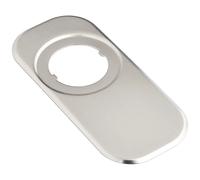 AMIG - Plaque de propreté 10 - 165 x 74 mm - Laiton - Chromé mat