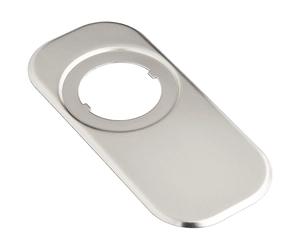 AMIG - Plaque de propreté 10 - 165 x 74 mm - Laiton - Chromé mat